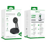 ACEFAST E8 desktop 2-in-1 wireless charging holder - imagine 7