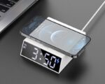 Hoco DCK1 clock with wireless charging - imagine 5