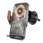 HOCO DCA34 Core transparent wireless charging car holder - imagine 3