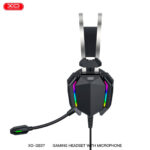 XO GE-07 Static RGB Long mic Gaming Headphones USB+Dual 3.5mm - imagine 2