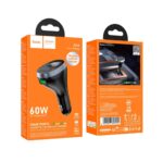 Hoco Z61A Correct PD60W(2C1A) cigarette lighter car charger - imagine 3