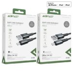 ACEFAST C1-02 USB-A to Lightning aluminum alloy charging data cable - imagine 8