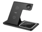 XO WX023 15W wireless charger (3 in 1 Supporting TWS, mobile phone,Apple Watch) - imagine 2