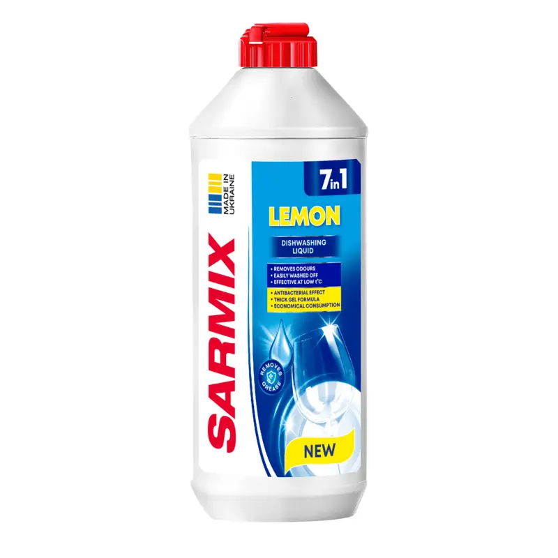 Gel de spălat vase SARMIX Lămâie, 500 ml