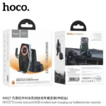 HOCO HW27 Traveler infrared RGB wireless fast charging car holder(center console) - imagine 6