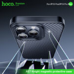 Hoco Knight magnetic protective case for iPhone (AS7) - imagine 9