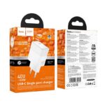 Hoco CS113A Lounge single port PD40W charger(EU) - imagine 7
