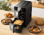 Hoco HJD90A 6L+6L double-bowl electric air fryer(EU)(Russian version)