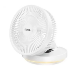 Hoco DF13 Retractable folding fan with night light dual-purpose - imagine 2
