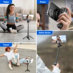 XO SS22 4-in-1 Magnetic Multi-function Mini Bluetooth Selfie Stick/Photo Booster