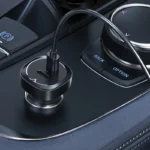 AceFast B2 72W dual USB-C metal car charger,black - imagine 2