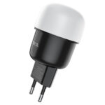 Hoco C87A Sparkle dual port night light charger(EU) - imagine 3