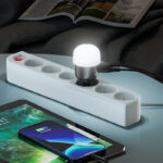 Hoco C87A Sparkle dual port night light charger(EU)