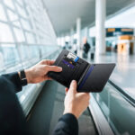 Hoco E91G Tiger smart anti-lost passport cover(wireless charging model)