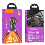 Hoco Z46 Blue shield single port QC3.0 car charger — изображение 5