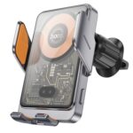 Hoco HW7 Transparent Discovery Edition wireless fast charging car holder(air outlet)