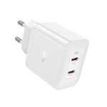 Hoco N35 Streamer dual-port PD45W(2C) charger(EU) - imagine 3