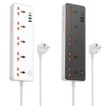 Hoco AC14A Rico 5-position socket(PD30W/1C3A)(EU)