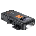 HOCO QS2 Land portable smart air pump emergency with start-up power bank(8000mAh) - imagine 4