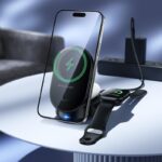 Hoco CQ23 Pole Qi2.2 3-in-1 magnetic wireless fast charger