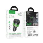 Hoco E166 Path 42W(1A1C) car Bluetooth FM transmitter - imagine 2