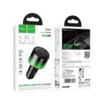 Hoco Z69A Vivido PD37W(2C1A) car charger with digital display - imagine 2