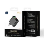 Wiwu 140W Intelligent Display GaN Charger 3C1A Wi-G028 EU - imagine 2