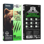 Hoco Bear defense series full screen privacy protection anti static tempered glass set iPhone(10PCS)(G777 Plus) — изображение 3