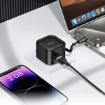 Hoco C154A Changer PD20W+QC3.0 charger with telescopic cable(EU)