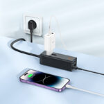 HOCO AC10A Barry PD65W(2C2A with 1 socket) desktop charger(EU) — изображение 2
