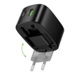 Hoco CS101A folding PD20W+QC3.0 charger(EU) +set — изображение 4