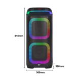 Sing-e ZQS8257 RGB Party Dual Speaker 8 inch 40W