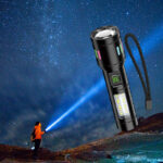 KAKUSIGA KSC-1578 MINGYUE Series Multi-function Telescopic Zoom LED High-intensity Flashlight