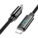 HOCO U125 Benefit PD charging data cable with display Iphone(lightning) - imagine 3