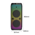Sing-e ZQS10208 RGB Party Dual Speaker 50W