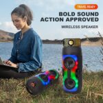 Sing-e ZQS4291 RGB Party Dual Speaker 4 inch 16W - imagine 2