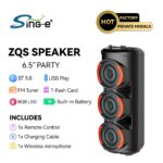 Sing-e ZQS3601 RGB Party Triple Speaker 6,5 inch 20W — изображение 2