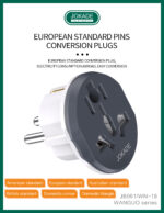 JOKADE JB061/WN-18 WANGUO series universal conversion plug (European regulations)