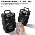 Sing-e ZQS8167W RGB Party Single Speaker 8 inch 20W