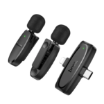 HOCO L15 Dual-mic clip-on wireless digital microphone(Lightning(IP)/Type-C) - imagine 2