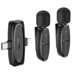 HOCO L15 Dual-mic clip-on wireless digital microphone(Lightning(IP)/Type-C) - imagine 3