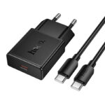 Hoco N74 Speed single-port PD25W ultra-thin charger+set(EU) - imagine 2