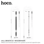 Hoco GM111 Cool dynamic series 3-in-1 passive universal capacitive pen - imagine 6