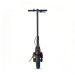 XO KM03 European Standard Adult Edition Folding Electric Scooter with Front and Rear Suspension + Scooter Bag + Stand + Combination Lock — Black with Yellow Accents - imagine 3