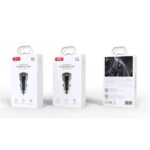 XO CC60 Smart Transparent Car Charger A30W+C30W/Simultaneous 60W Car Charger/Type-c cable - imagine 2