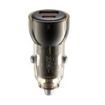 XO CC60 Smart Transparent Car Charger A30W+C30W/Simultaneous 60W Car Charger/Type-c cable