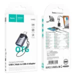 Hoco UA46C Victory Type-C male to USB female adapter - imagine 2