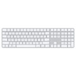 Apple Magic Keyboard with Touch ID and Numeric Keypad for Mac models (USB–C) — US English — White Keys MXK73ZA