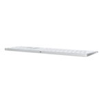 Apple Magic Keyboard with Touch ID and Numeric Keypad for Mac models (USB–C) — US English — White Keys MXK73ZA - imagine 4