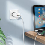 Hoco N16 Scenery 65W three-port (2C1A) GaN charger set (Type-C to Type-C)(EU)(GaN）